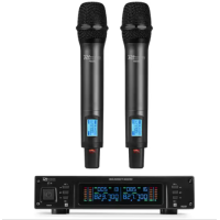 Power Dynamics PD220 UHF Microfoonsysteem met 2 Draadloze Microfoons